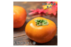 【先行予約】【秋の美味】【和歌山ブランド】濃厚たねなし柿　秀品　Mサイズ　約７.５kg入り※沖縄地域へのお届け不可※2025年10月上旬～11月上旬頃に順次発送予定【GO-01】