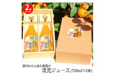 田村みかん蜂久農園の清見がっつりしぼったでぇ　清見ジュース(720ml×2本)※2026年4月以降に順次発送予定
