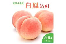 〈先行予約受付〉和歌山県産 白鳳 約3kg(8～13玉入)≪青秀/ご家庭用/訳あり≫◇ | 産地直送 桃 果物 フルーツ もも
※着日指定不可
※離島への配送不可
※2024年6月下旬頃～7月中旬頃に順次発送予定