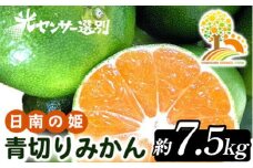 こだわりの青切りみかん 約7.5kg 農家直送 有機質肥料 100% サイズ混合 ｜ みかん 柑橘 果物 くだもの 果実 フルーツ 和歌山 有田 ※北海道・沖縄・離島への配送不可 ※2025年9月下旬～10月上旬頃に順次発送予定