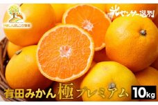＼光センサー選別／極 有田みかんプレミアム 10kg【光センサー 高糖度選別品】2S～Mの小玉サイズ 有機質肥料100% | 光センサー選別 温州みかん みかん 高糖度 柑橘 果物 フルーツ 甘い◇※北海道・沖縄・離島への配送不可 ※2025年11月中旬～2026年1月上旬頃に順次発送予定