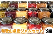 色も風味も最高！和歌山県産ジャムセット 旬の3瓶