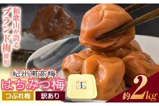 梅干し ひと粒にぎゅっと旨み凝縮 梅干し はちみつ梅 紀州南高梅 つぶれ 梅干し 2kg 有限会社プラム《30日以内に出荷予定(土日祝除く)》和歌山県 日高町 梅 うめ ウメ 南高梅 つぶれ梅 蜂蜜 紀州 うめぼし 梅干 漬物 ごはんのお供 訳あり梅干し 訳あり 梅干し