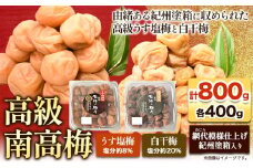 高級南高梅 うす塩梅・白干梅 計 800g (各400g) 網代模様仕上紀州塗箱入り 澤株式会社《90日以内に出荷予定(土日祝除く)》和歌山県 日高町 梅干し うす塩 うす塩梅 白干梅 白干 紀州南高梅 紀州塗 送料無料