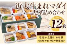 レンジで簡単！ 近大生まれマダイ惣菜詰め合わせ 12食 アーマリン近大 《90日以内に出荷予定(土日祝除く)》和歌山県 日高町 鯛 真鯛 惣菜 レトルト 西京焼き 塩焼き 照り焼き 照焼 柚庵焼き 煮付け 味噌煮 焼き魚 おかず お弁当