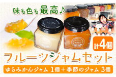 フルーツジャム セット 4個  Farm＆lab 《30日以内に発送予定(土日祝除く)》和歌山県 日高町 みかん ジャム フルーツ セット みかんジャム 桃ジャム いちごジャム ブルーベリージャム ブドウジャム りんごジャム