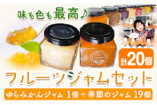 フルーツジャム セット 20個  Farm＆lab 《30日以内に発送予定(土日祝除く)》和歌山県 日高町 みかん ジャム フルーツ セット みかんジャム 桃ジャム いちごジャム ブルーベリージャム ブドウジャム りんごジャム