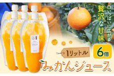 みかんジュース 1L×6個 Farm＆lab 《30日以内に発送予定(土日祝除く)》和歌山県 日高町 みかん 柑橘 果物 ジュース オレンジジュース