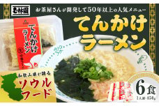 ラーメン てんかけラーメン 6食 玉林園《30日以内に出荷予定(土日祝除く)》 和歌山県 日高町 らーめん 天かす わかめ グリーンコーナー ご当地 グリーンソフト 抹茶 送料無料