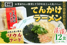 ラーメン てんかけラーメン 12食 玉林園《30日以内に出荷予定(土日祝除く)》 和歌山県 日高町 らーめん 天かす わかめ グリーンコーナー ご当地 グリーンソフト 抹茶 送料無料