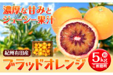 ＜先行予約＞紀州有田産ブラッド オレンジ 約 5kg【ご家庭用】 魚鶴商店《2026年3月上旬-3月下旬頃出荷》 和歌山県 日高町 紀州有田産 オレンジ みかん ご家庭用