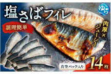 塩さばフィレ14枚入（真空パック入）サバ 鯖 フィレ 魚介類 海産物 海鮮 海の幸 おかず おつまみ 惣菜 グリル 焼き魚 煮魚 切り身  塩サバ 脂 ご家庭用 リピート 【uot403A-1】