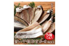 和歌山産 干物詰め合わせセット 5種12品入り【無添加・無着色】【mtgn106】