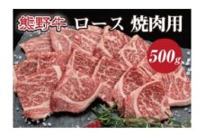 熊野牛 リブロース 焼肉用 500g【mtf410A】