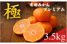 ＼光センサー選別／極 有田みかんプレミアム 約3.5kg【光センサー 高糖度選別品】2S～Lサイズ 有機質肥料100% ※2025年11月下旬頃～2026年1月上旬頃に順次発送予定 ※北海道・沖縄・離島への配送不可 /　みかん 和歌山県 柑橘 みかん 甘い 蜜柑 フルーツ 果物 くだもの 産地直送 【nuk168】 