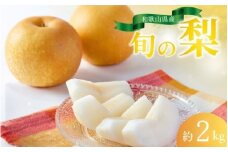 【先行予約受付】和歌山県産の美味しい梨 約2kg （6～8玉入り）【2025年8月中旬頃から順次発送予定】 / くだもの フルーツ なし ナシ 果物 産地直送【mat103A】