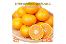 赤秀品　紀州有田産濃厚完熟温州みかん　3kg（ＭサイズまたはＳサイズ）【2025年11月下旬以降発送】【先行予約】【UT12】