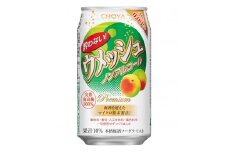 【南高梅100％】The CHOYA 酔わないウメッシュ(ノンアルコール)350ml×24本 ［MG83］