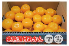 地元印南町産『完熟温州みかん』5kg（S～2Lサイズ）