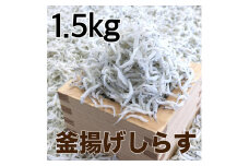 釜揚げしらす1.5kg【DN3】