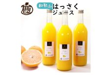 無添加はっさくジュース 約720ml×3本［IKE263］