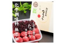 紀州産南高梅 なちゅら しそ漬 400g 塩分9％ A-077a
