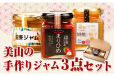 美山の手作りジャム３点セット 日高川町生活研究グループ美山支部《30日以内に出荷予定(土日祝除く)》和歌山県 日高川町 ジャム いちご 生姜 胡桃 柚子