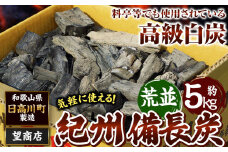 紀州備長炭 荒並 約5kg 望商店 《30日以内に出荷予定(土日祝除く)》 和歌山県 日高川町 備長炭 紀州備長炭 炭 約5kg 高級白炭 BBQ 焼肉 炭火焼き キャンプ レジャー 囲炉裏 国産 備長炭 川遊び ロッジ 行楽 安全 安心 火起こし 大活躍
