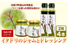 美山の贅シリーズ イタドリの ジャム と ドレッシング 2種4本セット 日高川町生活研究グループ美山支部《30日以内に出荷予定(土日祝除く)》和歌山県 日高川町 ジャム 山菜 ドレッシング イタドリ