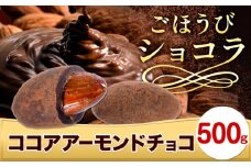 チョコ チョコレート ココア アーモンドチョコ 500g《30日以内に出荷予定(土日祝除く)》和歌山県 日高川町 送料無料 スイーツ デザート お菓子 おやつ チョコ アーモンド アーモンドチョコ ココア