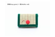 inoca  CASE　CARD【深緑×茜】