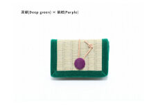 inoca  CASE　CARD【深緑×紫紺】