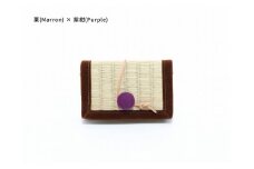 inoca  CASE　CARD【栗×紫紺】