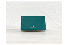 革職人が作る本革名刺入れ/Card case【グリーン】