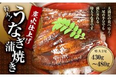 うなぎ蒲焼き2尾入り 430g～480g（蒲焼たれ4袋 山椒付き）［KS5］