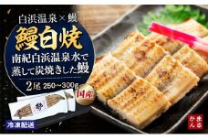 うなぎ白焼き2本セット（合計：250～300ｇ)