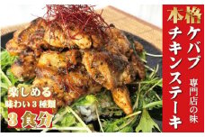 本場のケバブ チキンステーキ 230g×3食セット 肉料理 鶏肉 温めるだけ 惣菜 お手軽 簡単 ギフト 贈り物　