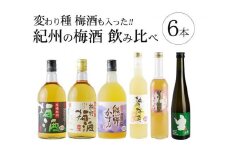 梅酒飲み比べ6本セット