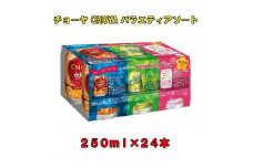 バラエティアソート250ml缶×6缶アソート×4セット（24本）チョーヤCHOYA