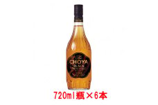 チョーヤTheCHOYAブラック(BLACK)720ml×6本