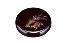 菓子器 6.0寸 溜 雪小町【YG95】