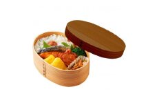 ［マロンブラウン］曲げわっぱ 弁当箱 一段 カラー 紀州漆器 伝統工芸［YS132］