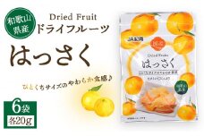 和歌山県産 ドライフルーツ はっさく 20g×6袋