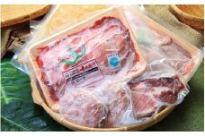 希少！F1イノブタ（イブの恵み）詰合せセット/豚肉 イノブタ 猪豚肉 しゃぶしゃぶ ハンバーグ ステーキ【eki110】