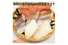 和歌山魚鶴仕込の魚切身詰め合わせセット(3種8枚)×2セット【uot743】