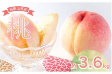 【先行予約】和歌山県産の桃 約3.6kg  (11～15玉入り)【2025年6月中旬頃から8月上旬頃順次発送予定】 / 和歌山 もも 桃 甘い ギフト 贈り物 プレゼント 夏ギフト 果物 フルーツ 人気 産地直送 和歌山県 お取り寄せ【mat100B】