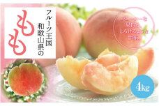 【先行予約】【夏の美味】【和歌山ブランド】フルーツ王国　和歌山の桃　約4kg　※2025年６月中旬～７月下旬頃順次発送予定（お届け日指定不可）桃 もも 白桃 白鳳清水 白桃 なつっこ 川中島【ard049B】