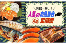 【全4回】魚鶴一押し！人気のお魚集合定期便（さば・銀鮭・うなぎ・海鮮丼）【tkb308】