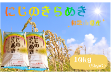 米 にじのきらめき 和歌山県産 10kg（5kg×2）（2024年産） 産地直送 米 こめ ご飯 ごはん ※2024年9月25日以降順次発送予定 （お届け日指定不可）【sml114E】