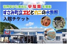 ＼たくさんの生物と触れ合える♪／　エビとカニの水族館 ４名様チケット　【ebk003】